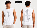 تيشيرت كات رجالي مطبوع – White-267