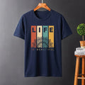 Navy Printed T-Shirt (KH7)