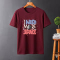Burgundy Printed T-Shirt (NE12)
