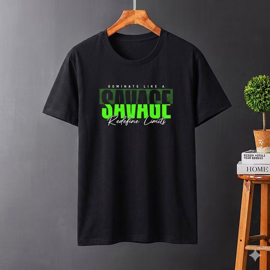 Black Printed T-Shirt (B1)