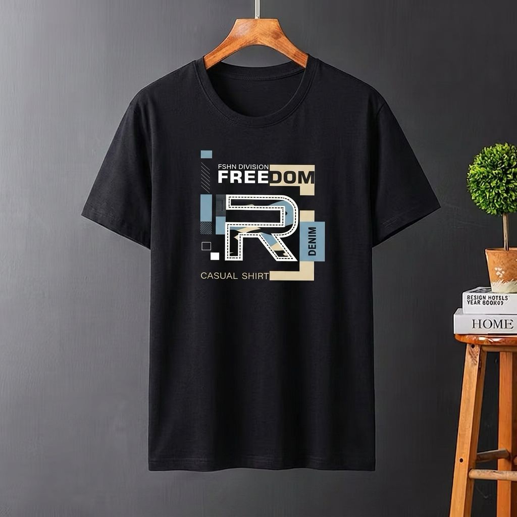 Black Printed T-Shirt (BL2)