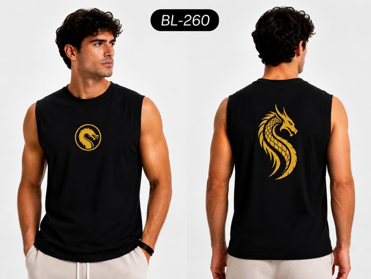 تيشيرت كات رجالي مطبوع – Printed Classic Fit