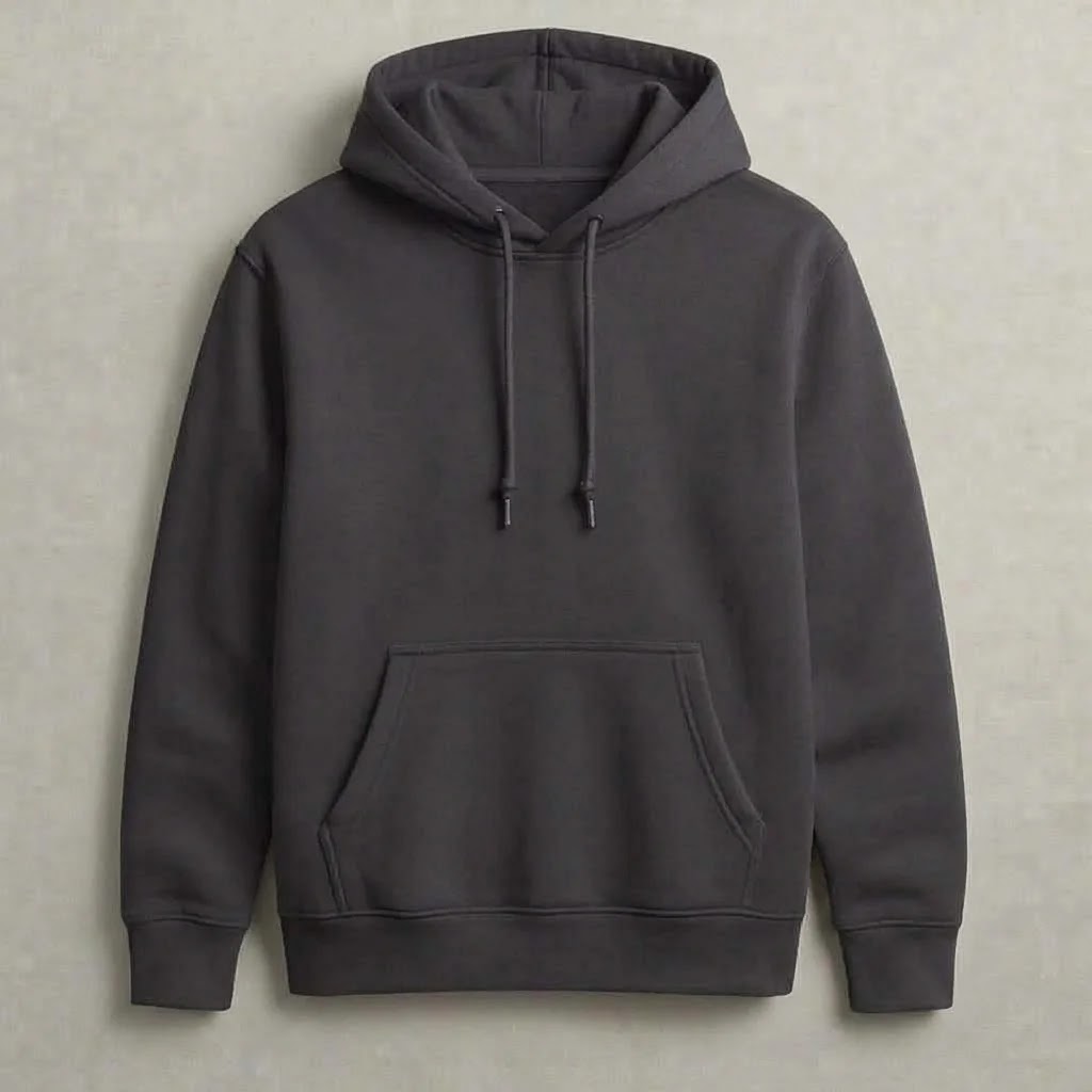 سويتشيرت إسفنجي سادة | Steel Gray