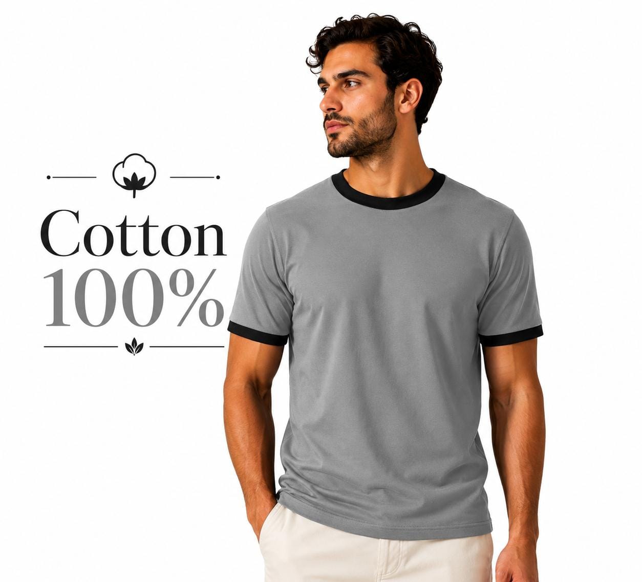 تيشيرت رينجر رجالي – Ringer T-Shirt