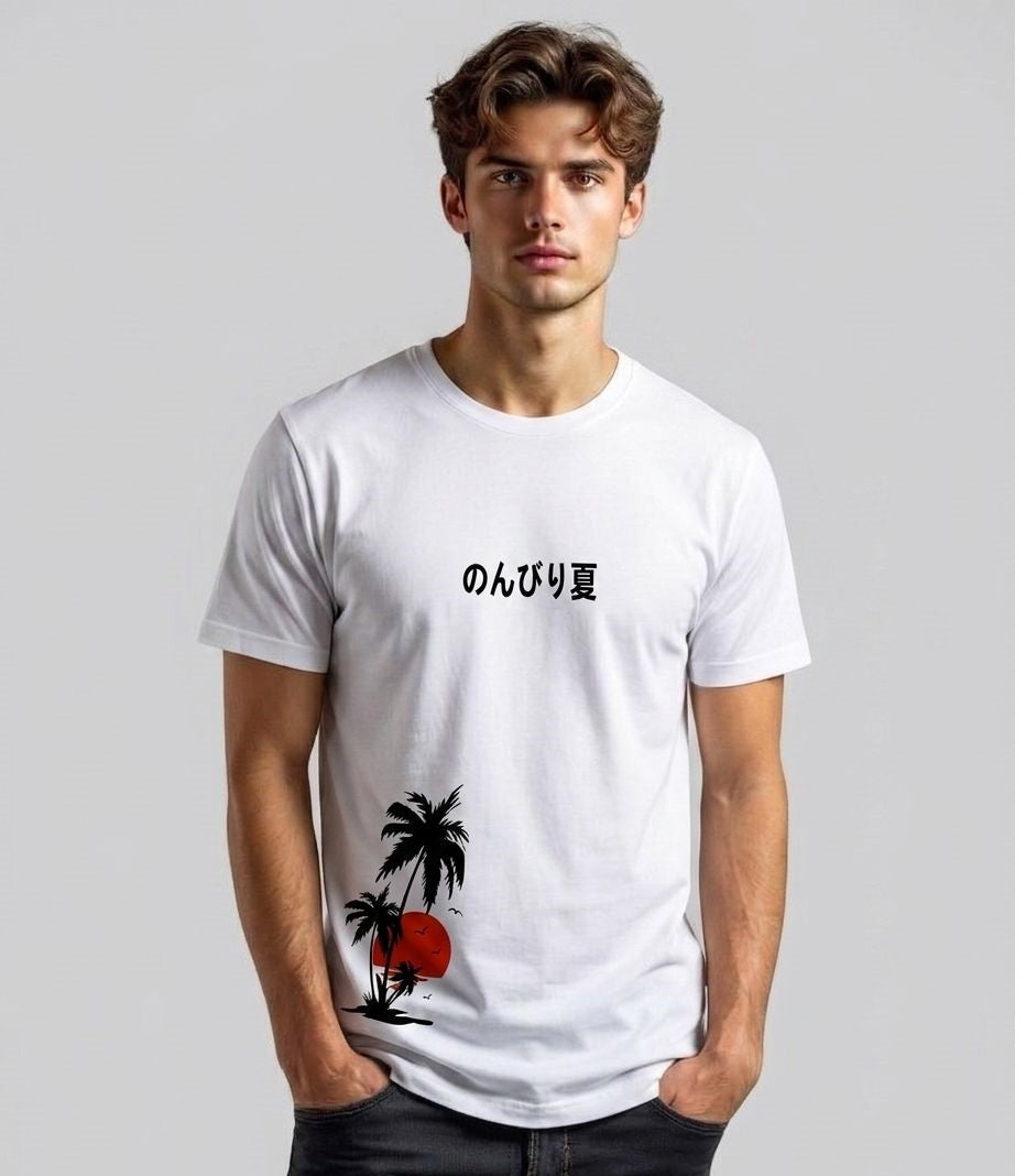 White Printed T-Shirt (WI6)